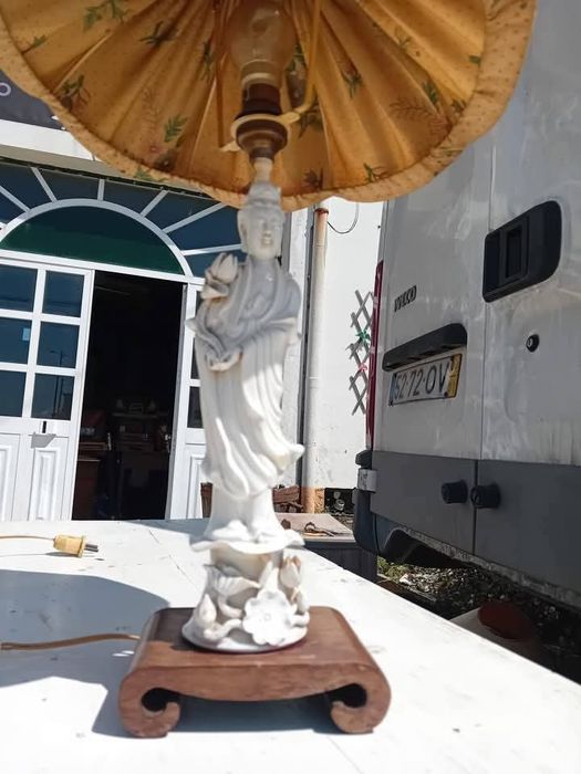 Candeeiro em faiança