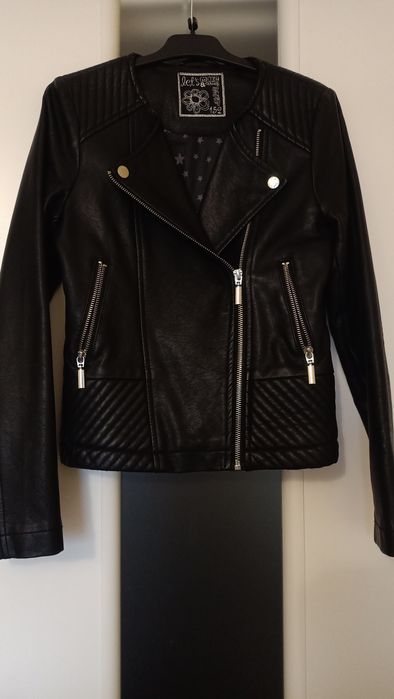 Kurtka ramoneska r.152 ekoskóra nowa