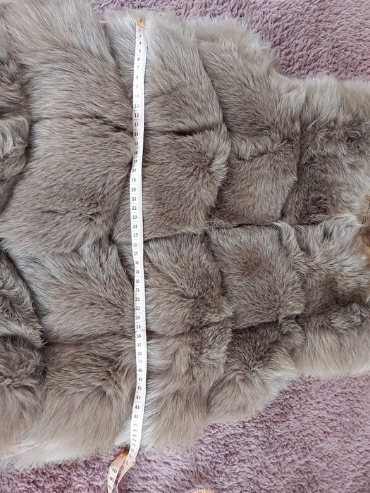 Женская меховая жилетка из песца песцовая жіноча жилетка mexx