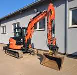 KUBOTA KX057 -4 Rototilt ENGCON 1748h 2019r Oryginał Koparka 5,5t