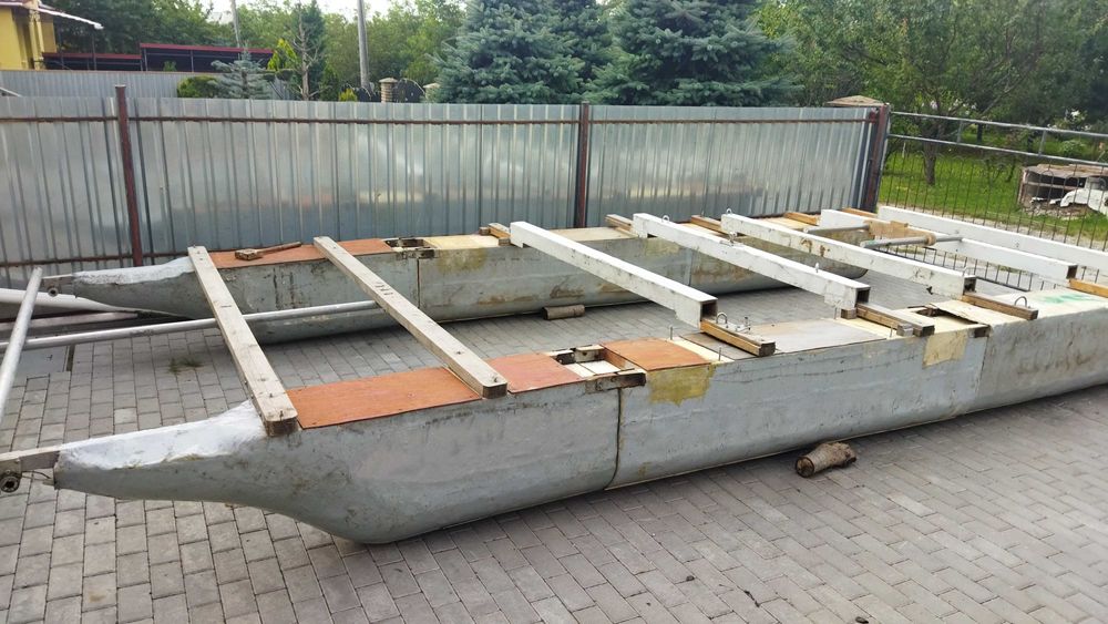 Катамаран розбірний саморобний, понтон