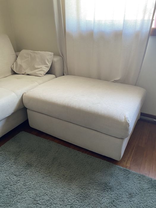 Sofá cama + Repousa-pés