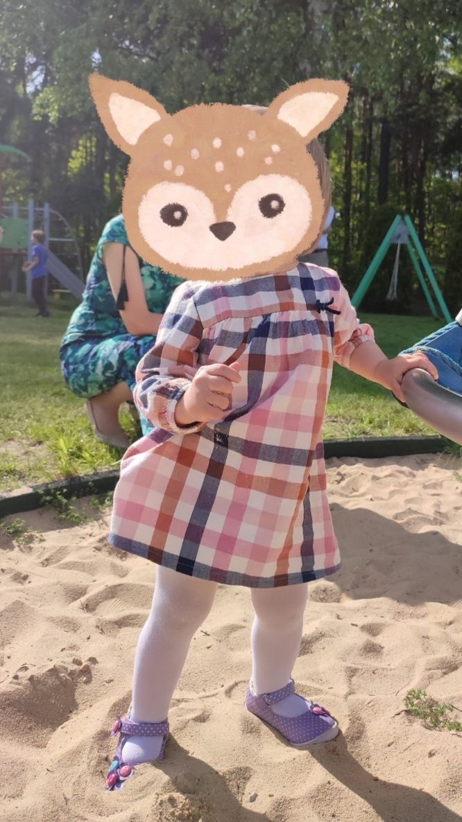Sukienka H&M 80 długi rękaw