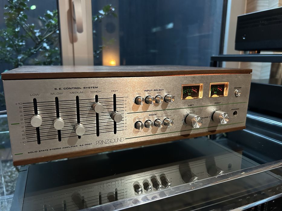 Amplificador vintage PRINTZ SOUND SA3001 como novo, japones