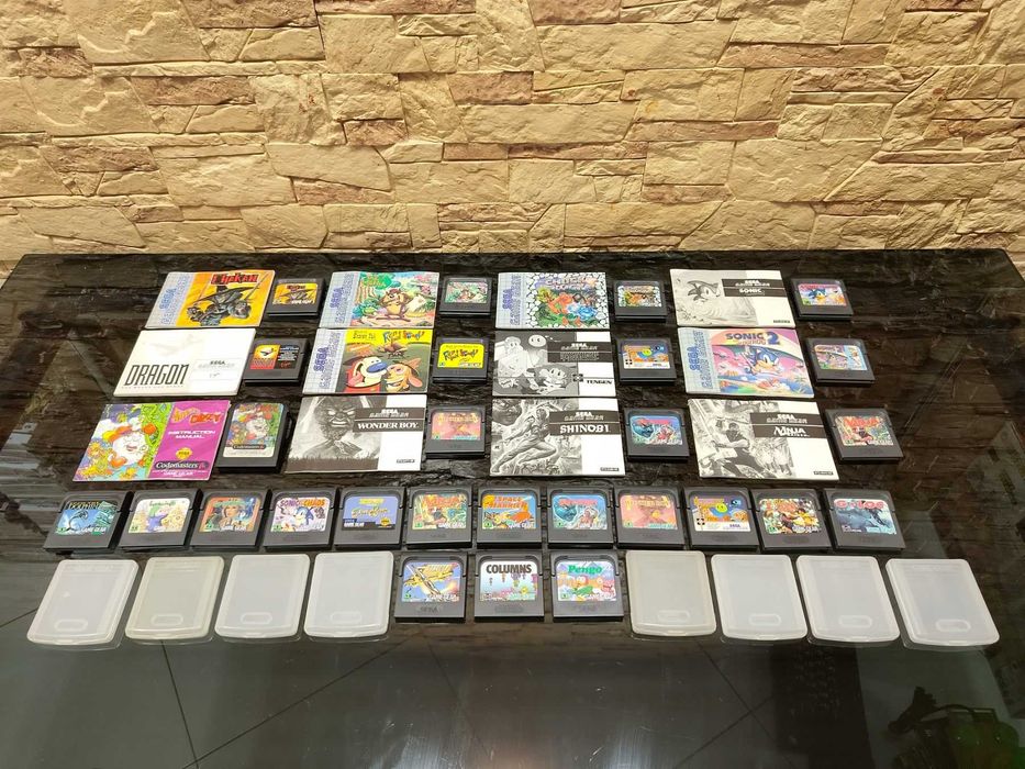 Картриджі з іграми до Sega Game Gear