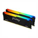 Memória RAM DIMM Kingston Fury Beast RGB 16GB (2x8GB) DDR4-3200MHz (In