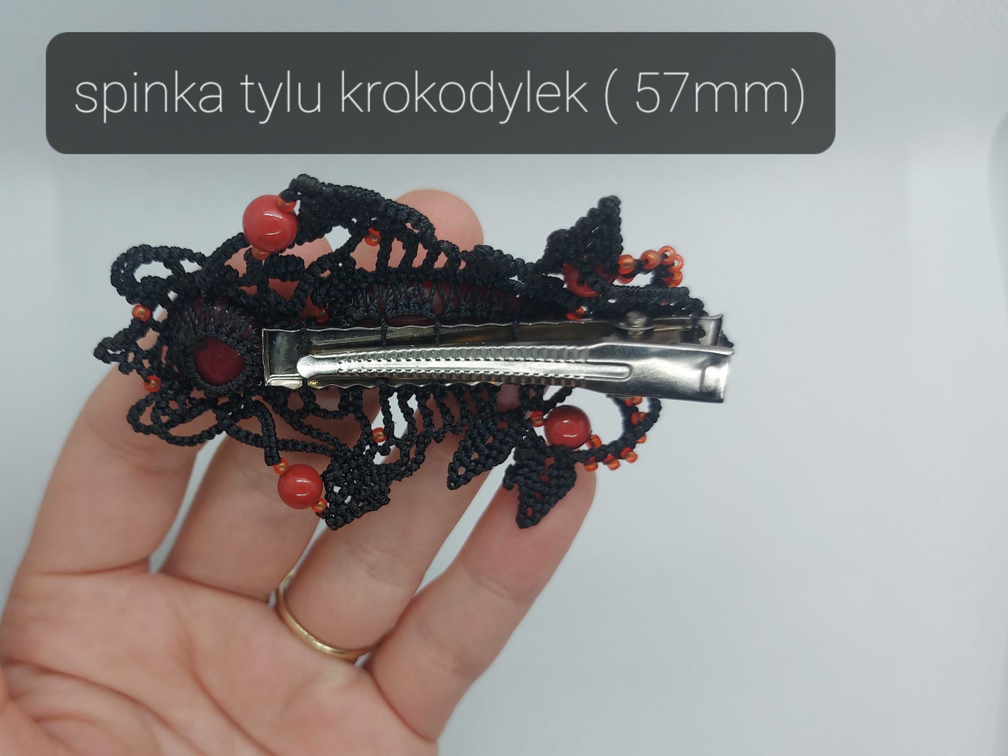 Spinka (KROKODYLEK DUŻY) Jadeity / makrama