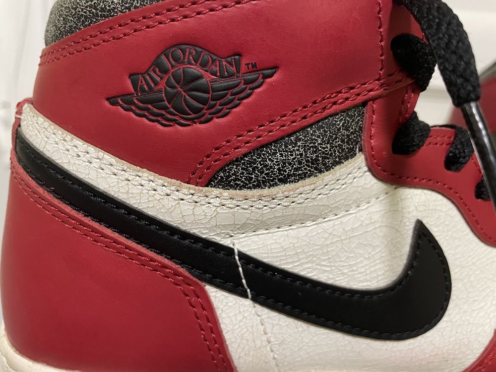 Nike Air Jordan 1 Retro High OG Chicago Lost and Found 40 Youth Розмір