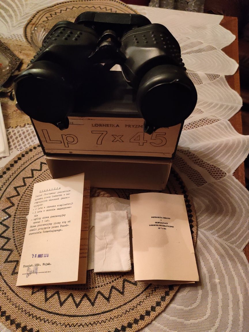 Lornetka Wojskowa Pryzmatyczna 7x45 LP