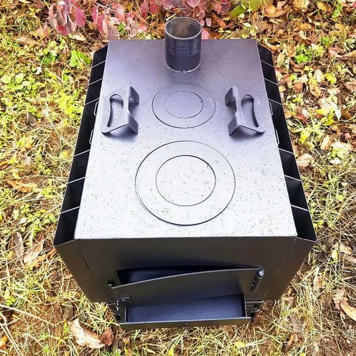 НАДІЙНА міні Буржуйка ‼️ Завод Булерьян печка камін піч пічка розбірна