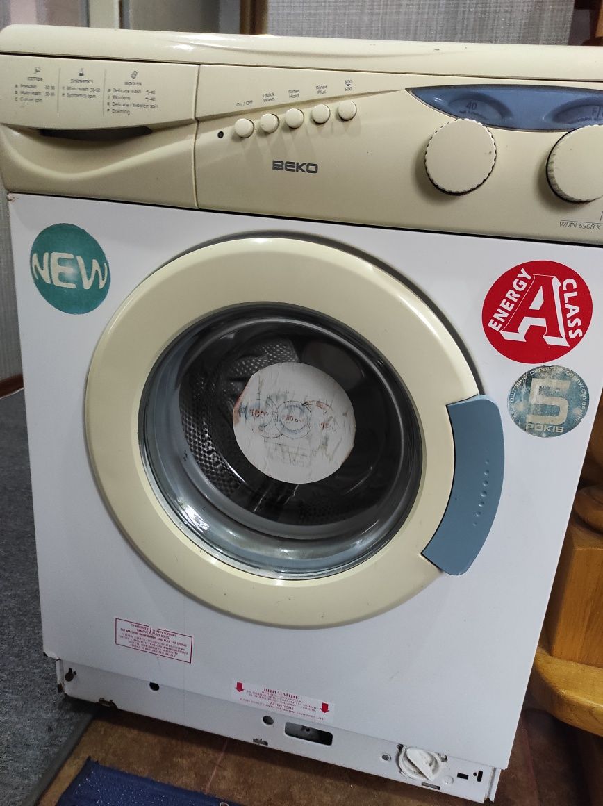 Пралка пральна машина А клас beko wmn6508k