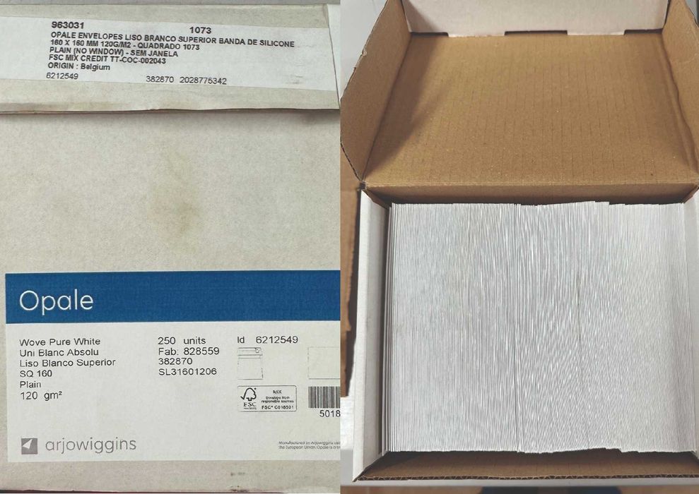 Envelopes Fine Paper Criativos para Casamentos, Baptizados etc