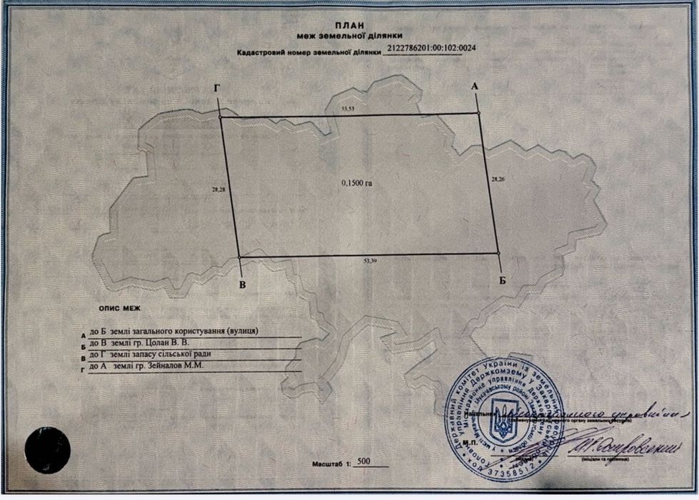 Земельний участок