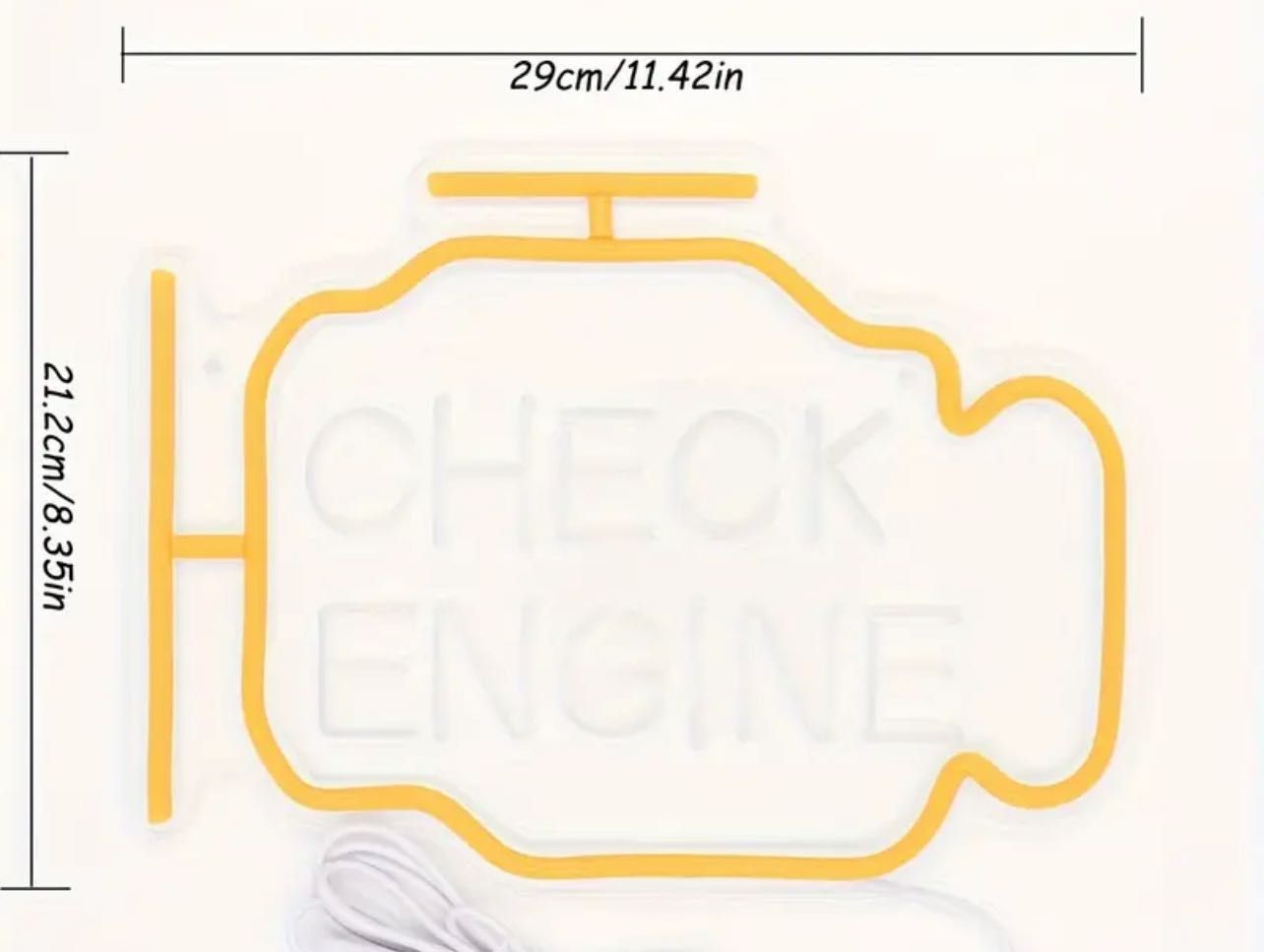 Neon check engine led USB