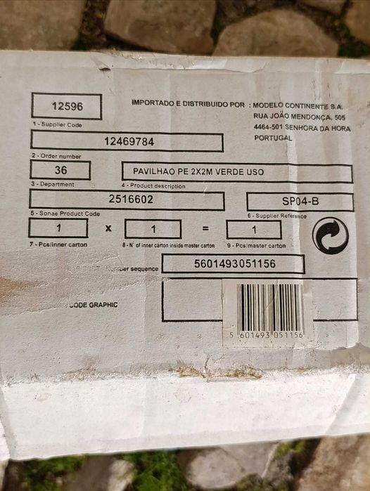 Tenda de Jardim sem Laterais