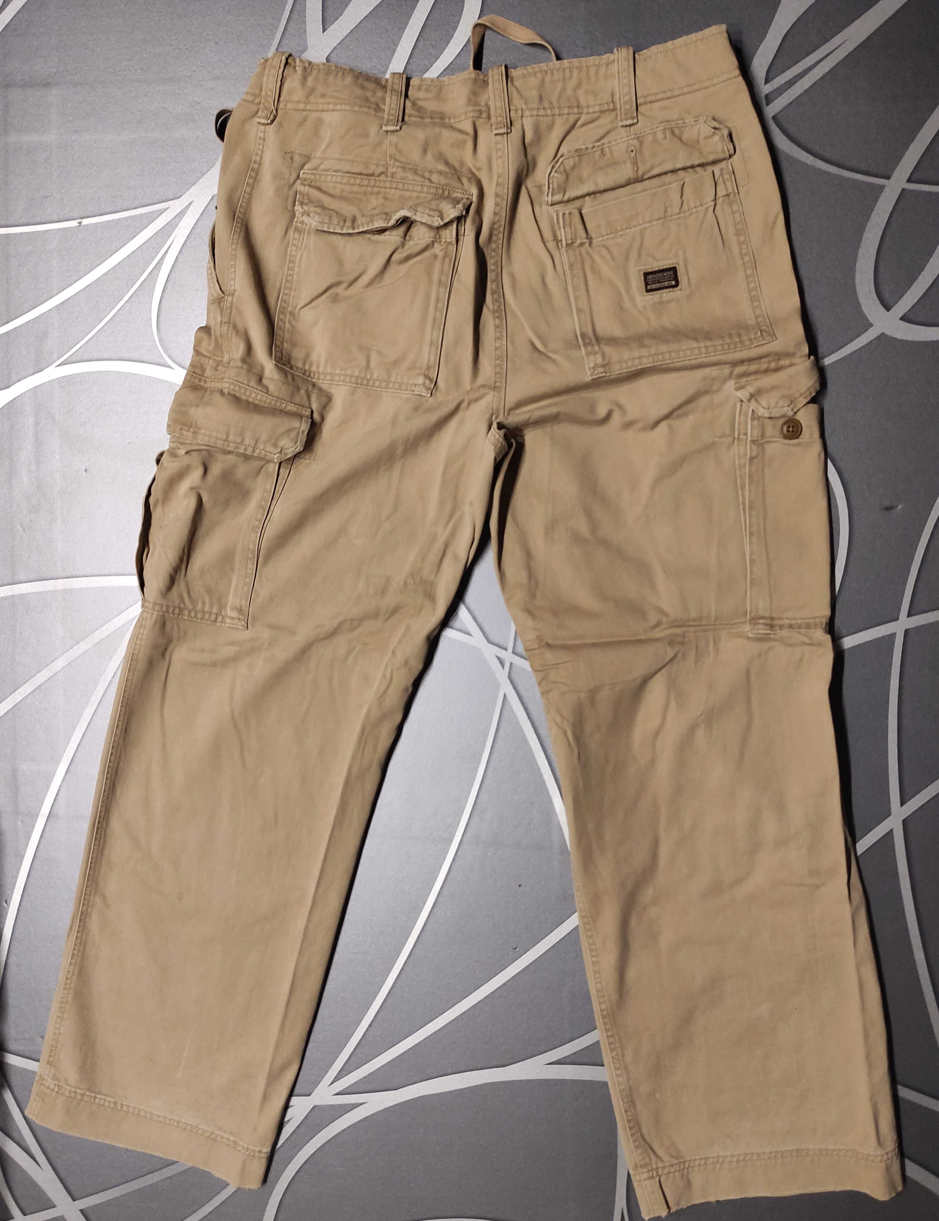 Spodnie męskie Abercrombie & Fitch 34R bojówki