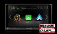Rádio Zenec Z-N528 2-DIN com Apple CarPlay e Google Android Auto TM
