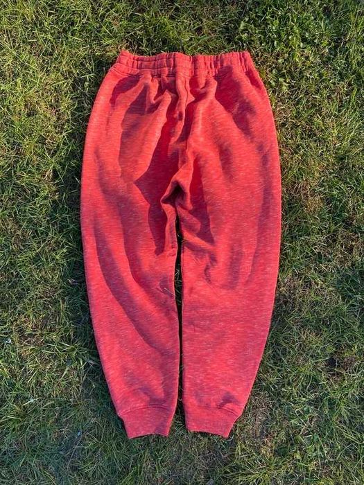 Spodnie dresowe damskie Hollister Jogger fleece XS S Czerwony