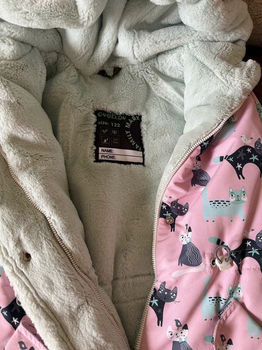 Зимова куртка для дівчинки б/у