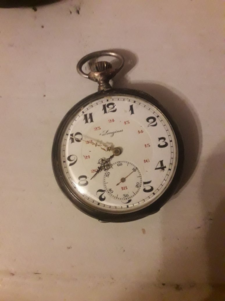 Zegarek kieszonkowy bardzo stary wciąż na chodzie  longines