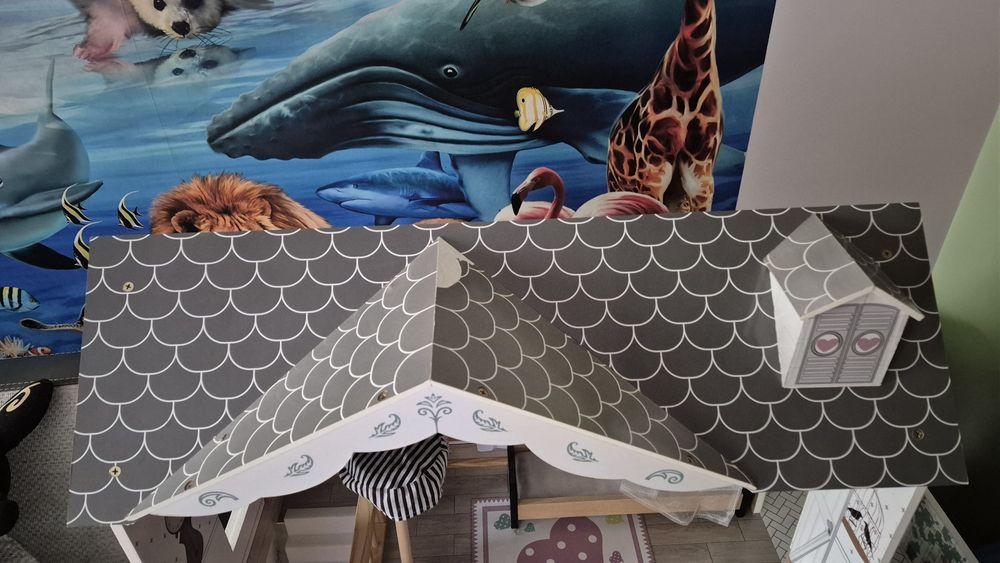 Domek drewniany dla lalki barbie