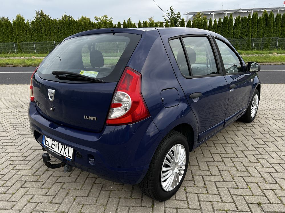 Dacia Sandero 1.4 MPI 75KM 2009r. LPG do 2035r., Salon Polska, Okazja!