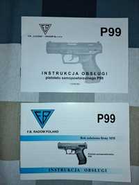 Instrukcja obsługi pistoletu Walther P99 FB Radom