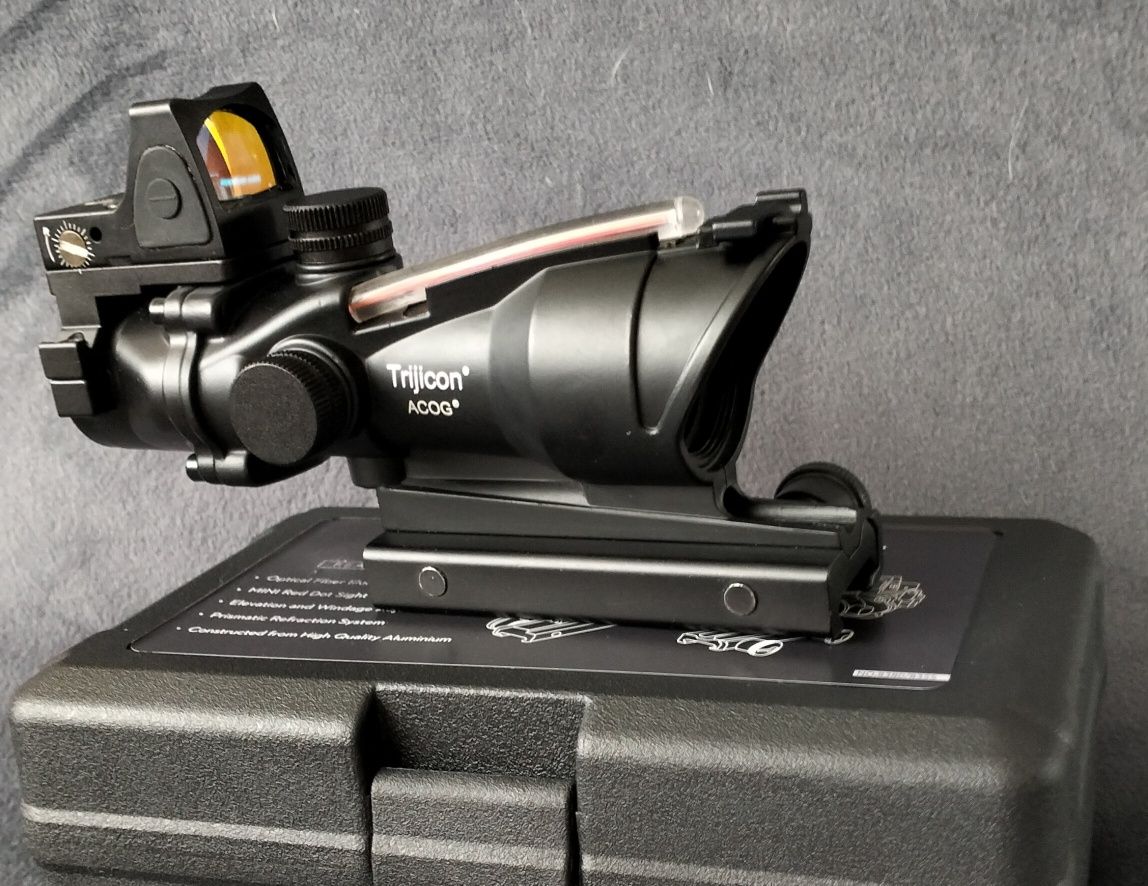 Приціл оптичний Trijicon ACOG 4x32 + коліматор RMR 3.25 MOA