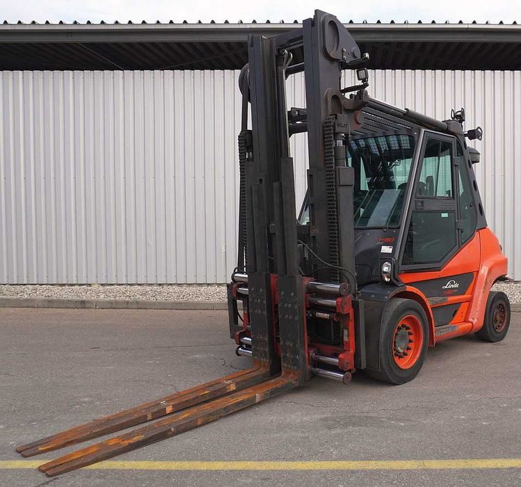 Wózek widłowy Linde udźwig 8000kg DIESEL H80D 2017 rok OF329