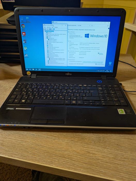 Fujitsu ; Ноутбук ; 2-16GB ; SSD 500 - 128GB ;  
 i5 , HDD 250 - 1TB.