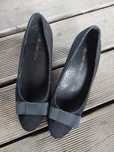 Buty eleganckie r.38 czarne,jak nowe