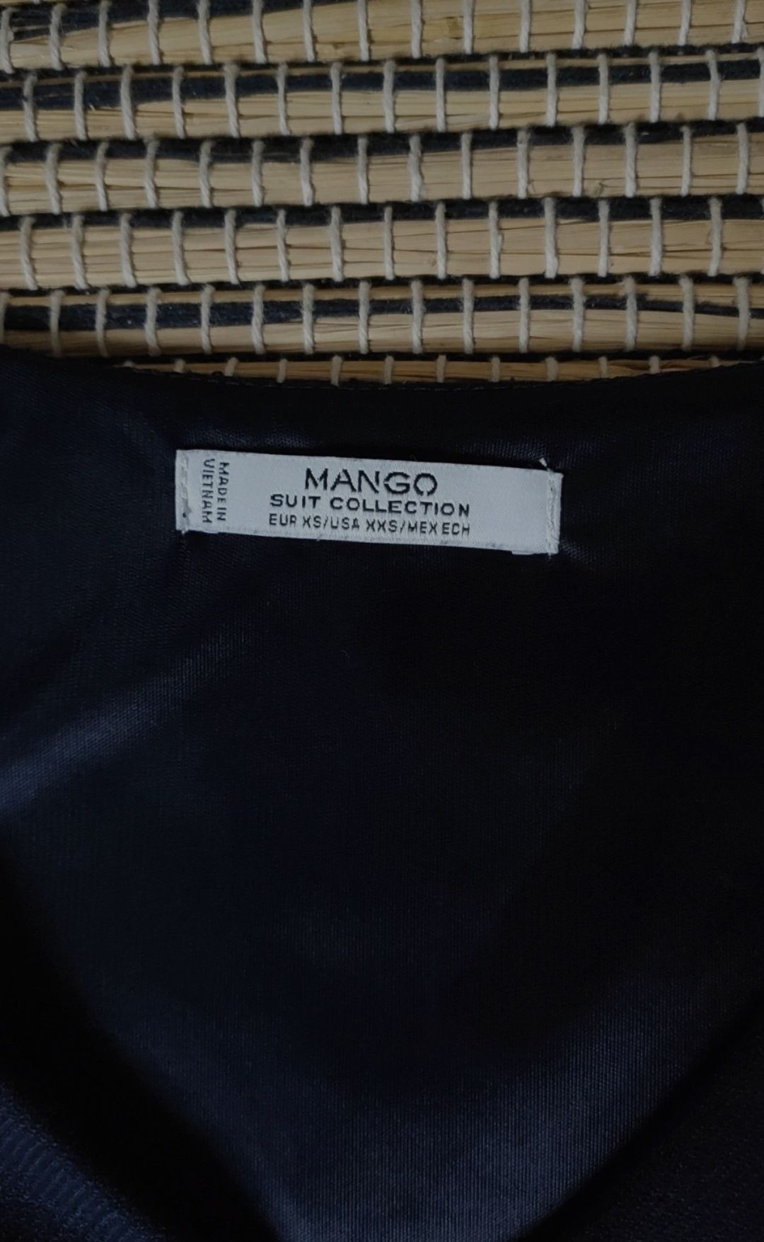 Tunika sukienka damska bez rękawków Mango XS