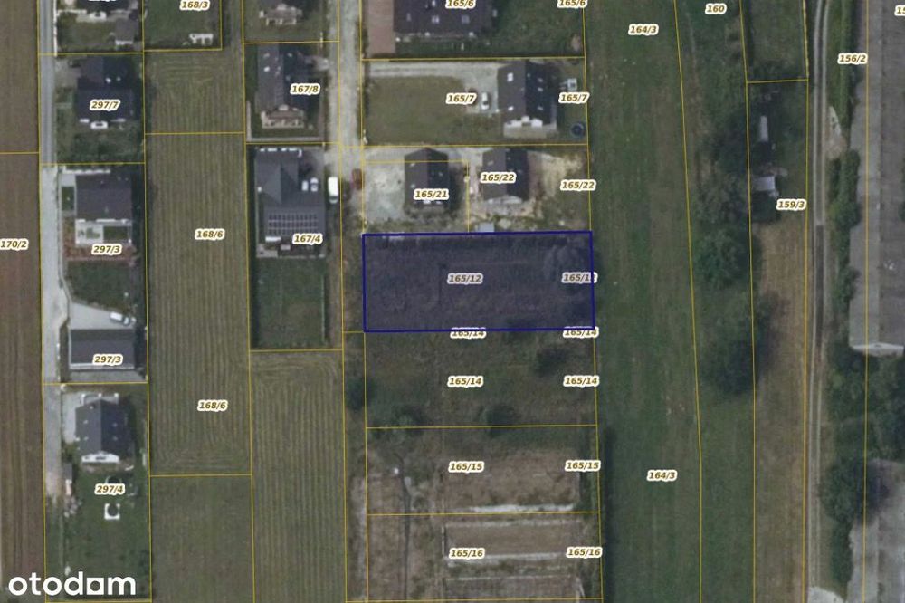 Działka 165/12 w Pisarach