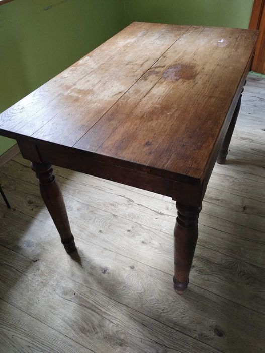 Stół dębowy, antyk.