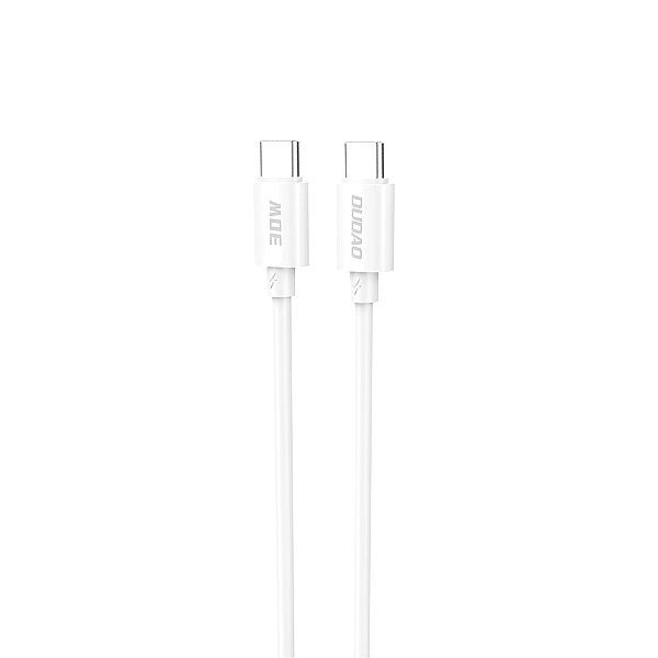 Kabel Dudao L4c Usb-c / Usb-c 30w 1.2m - biały