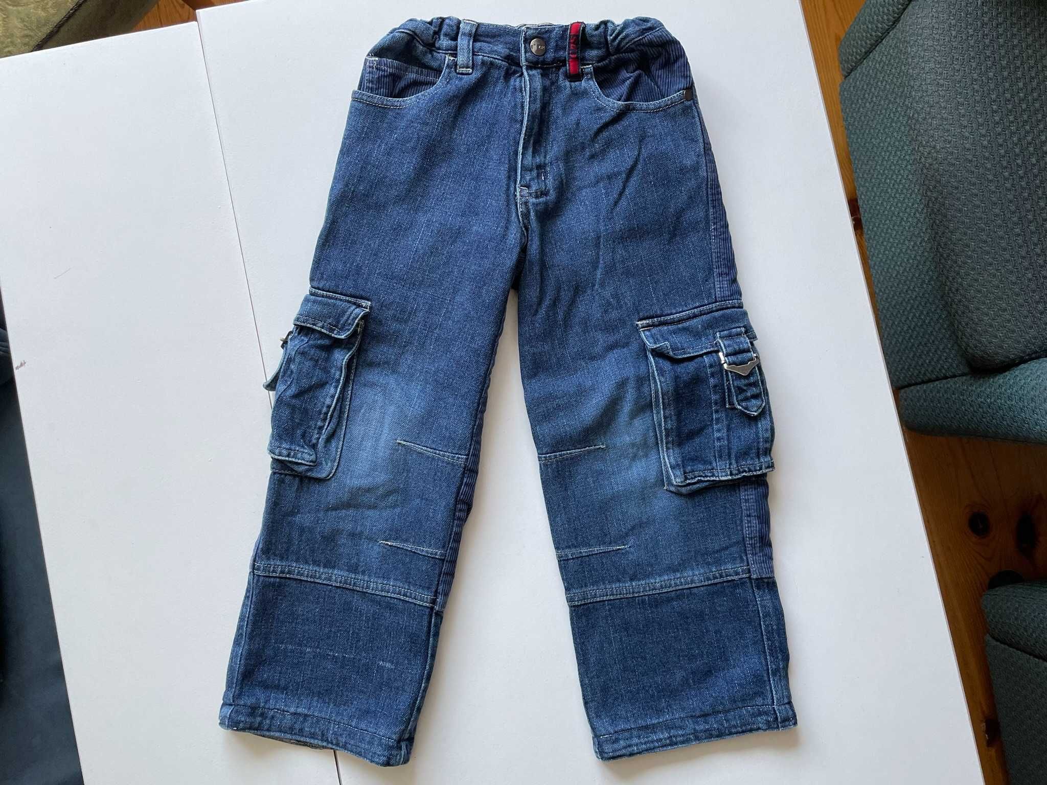 Tchibo TCM dżinsy Jeansy/sztruksy ocieplane ciepłe spodnie sztruksowe