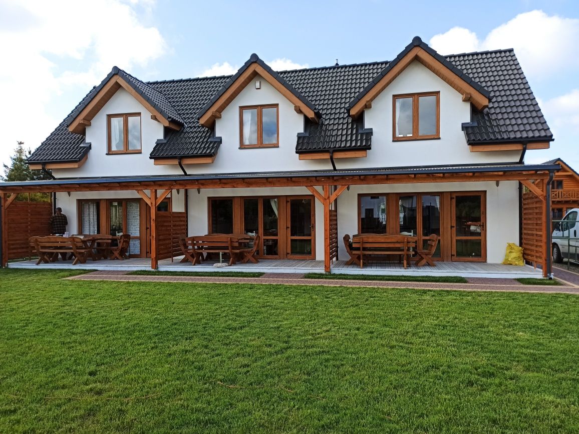 Drewniane Taras Altana Balkon zadaszenie Pergola ogrodzenie ogrody
