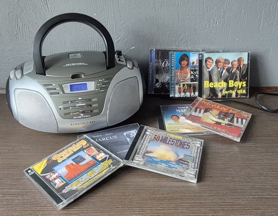 Boombox ELECTRIC CD-6900-DX + gratis FM/CD