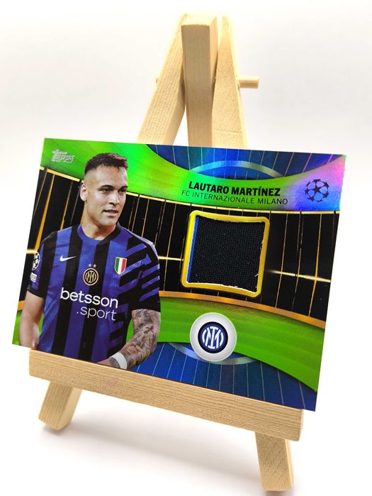 Karta Topps 24/25 Relic Neon Lautaro Martínez Inter Mediolan Koszulka