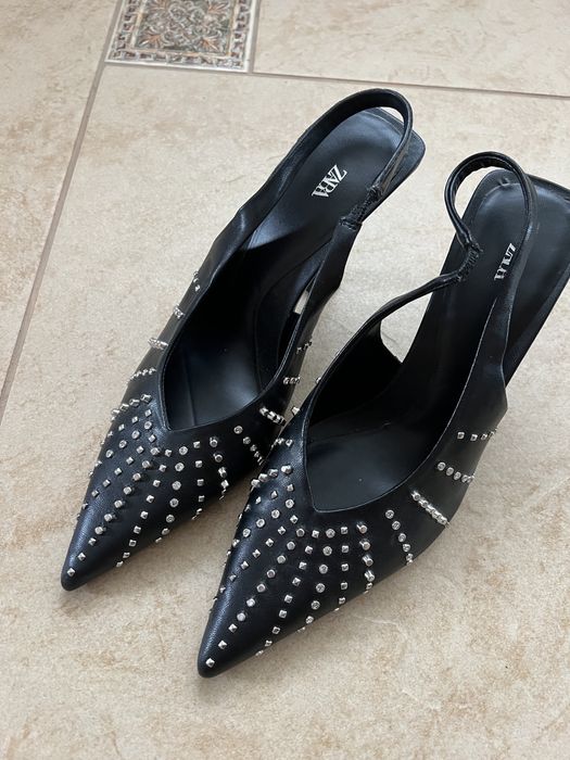 Туфлі шкіряні Zara