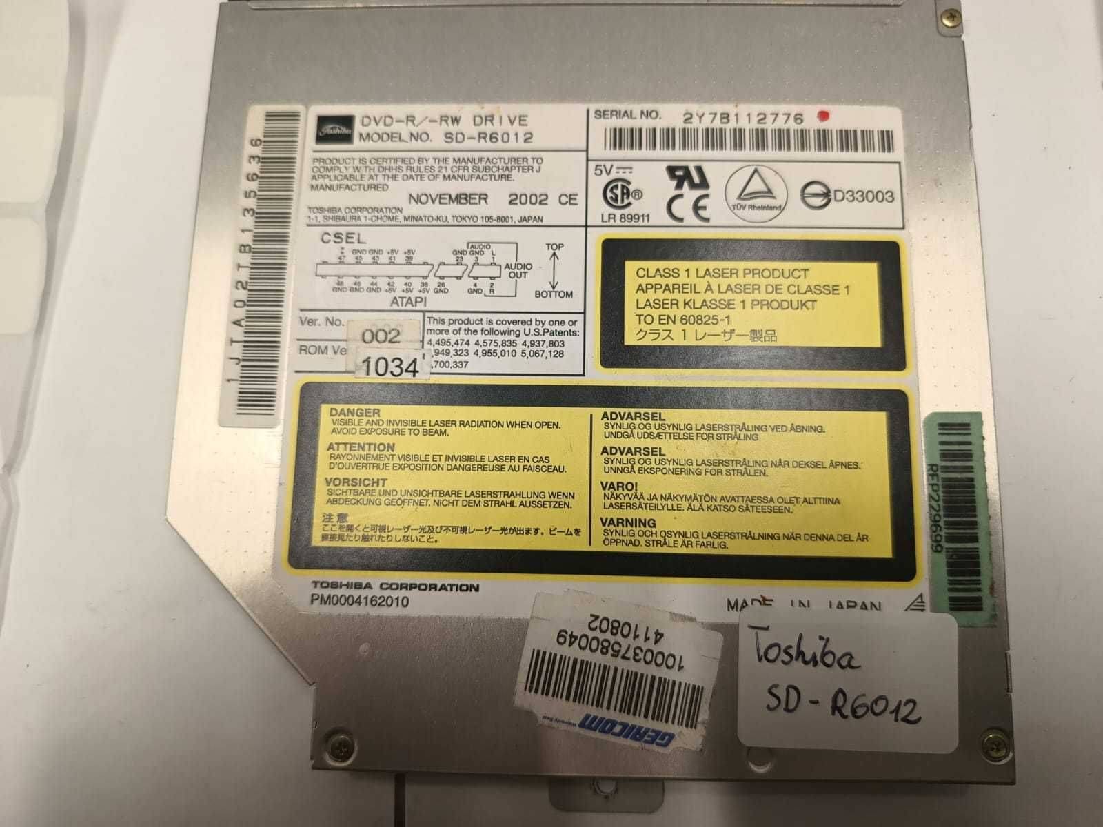 Napęd Toshiba SD-R6012.