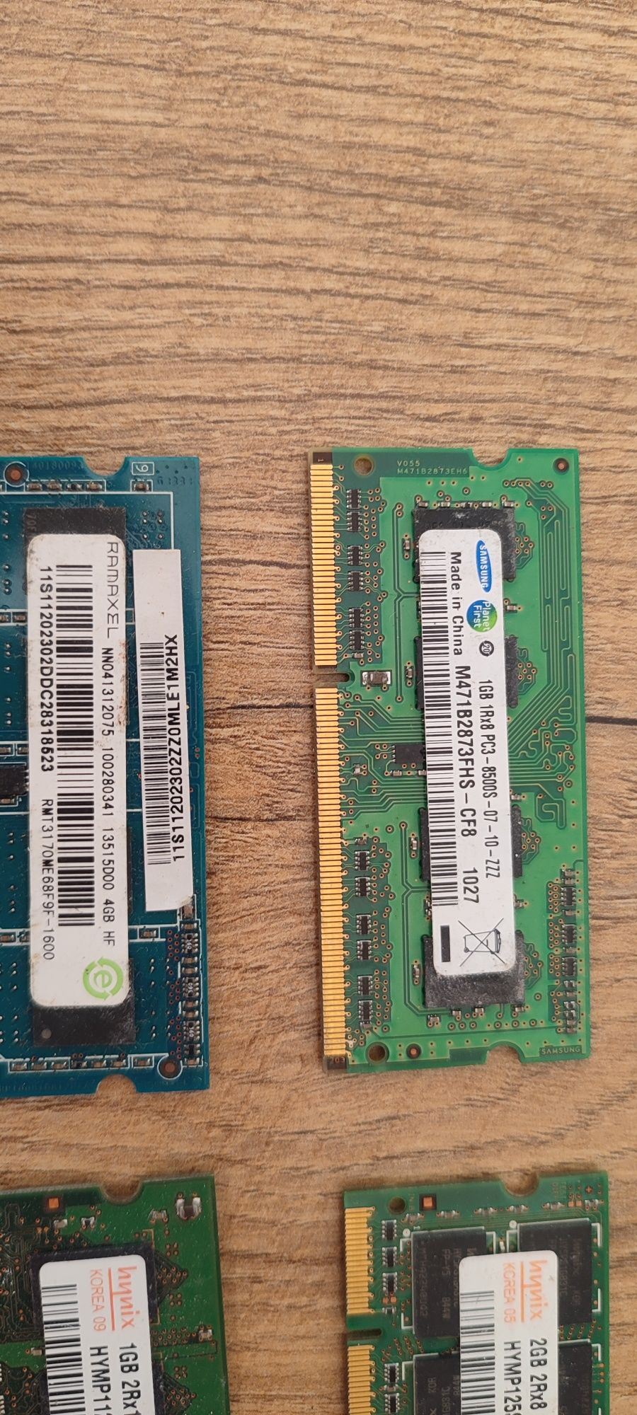 Pamięci RAM laptop komputer