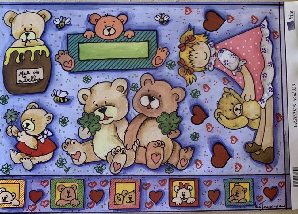 Material para découpage