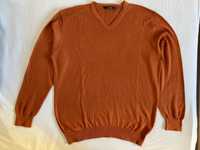 Sweter wełna merino, r. XL