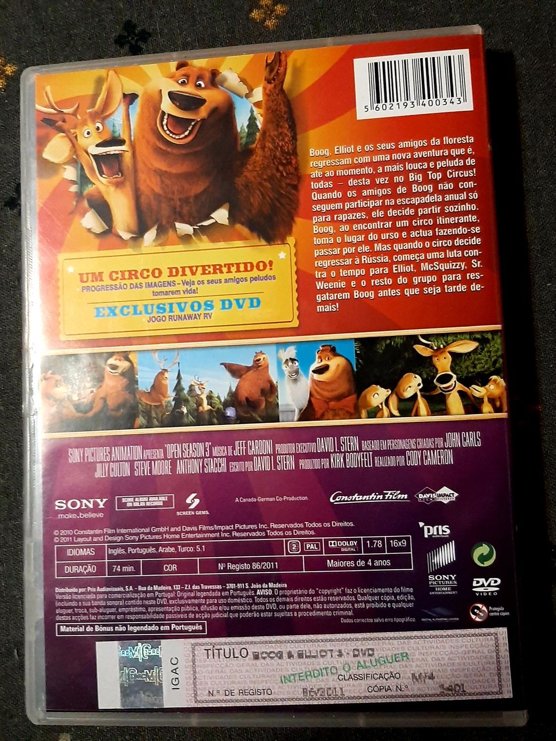 2 filmes Open Season - por unidade