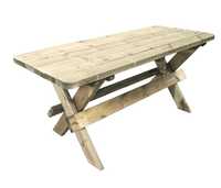 Stół ogrodowy drewniany biesiadny 180 x 75 x 76 cm