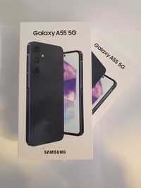 Samsung A55 8/128 ,8/256 czarny nowy gw. 24m.