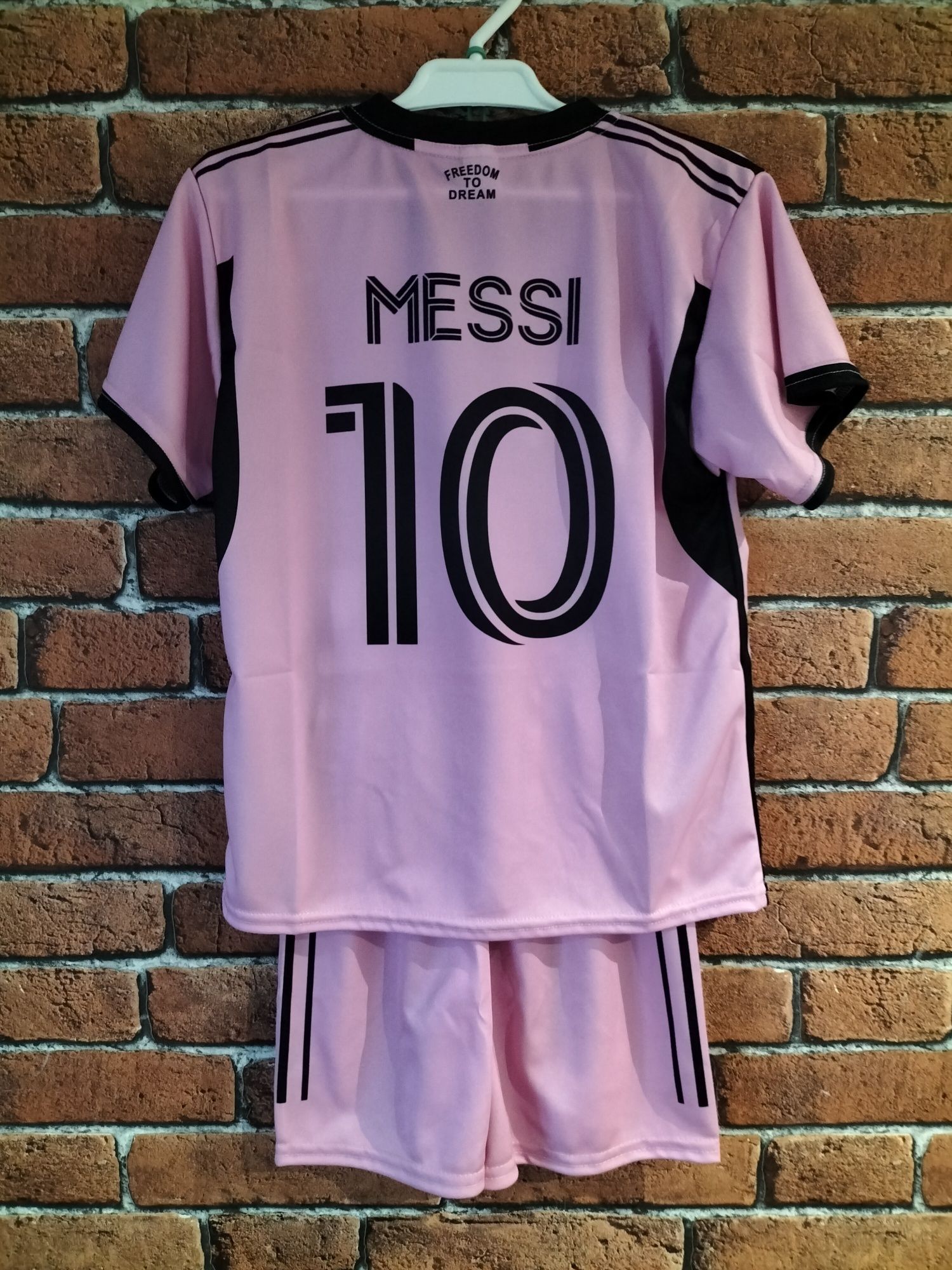 Strój piłkarski dziecięcy Inter Miami Messi rozm. 122