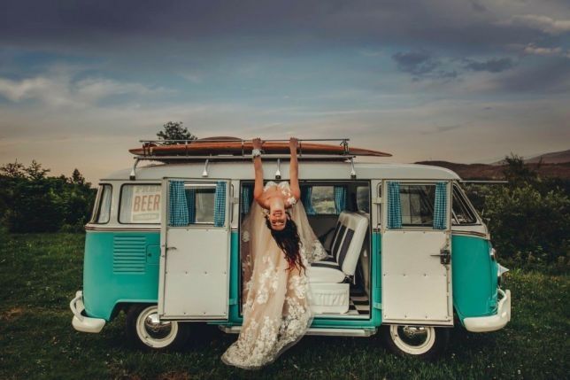Bulik, Ogórek, auto do ślubu, boho, eventy