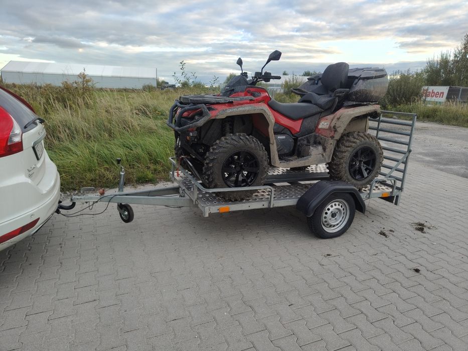 Przyczepka lekka do przewozu quada, motocykla wynajem